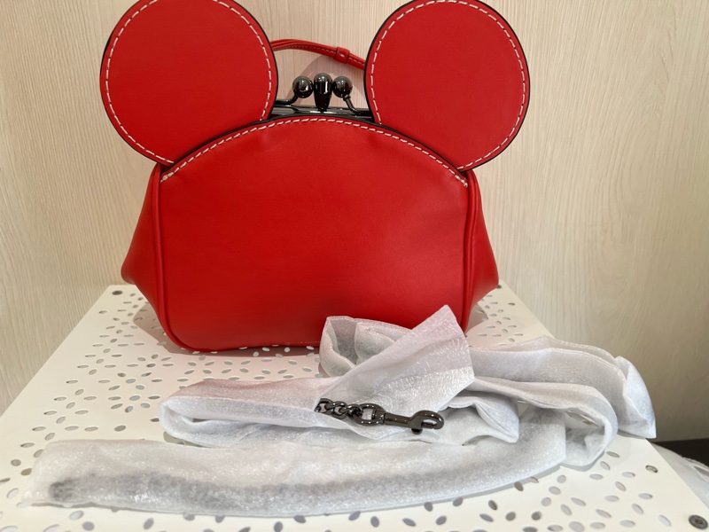 Coach*Disney 聯名紅色米奇包 孫芸芸同款 手提包 斜背包(全新收藏品)-0
