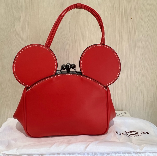 Coach*Disney 聯名紅色米奇包 孫芸芸同款 手提包 斜背包(全新收藏品)-8