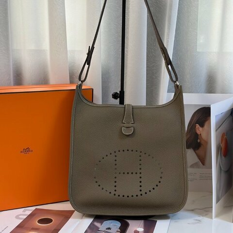HERMES Evelyne 29 - 灰銀 K