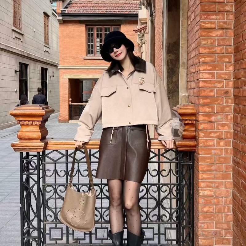 HERMES Evelyne 29 - 灰銀 K-1