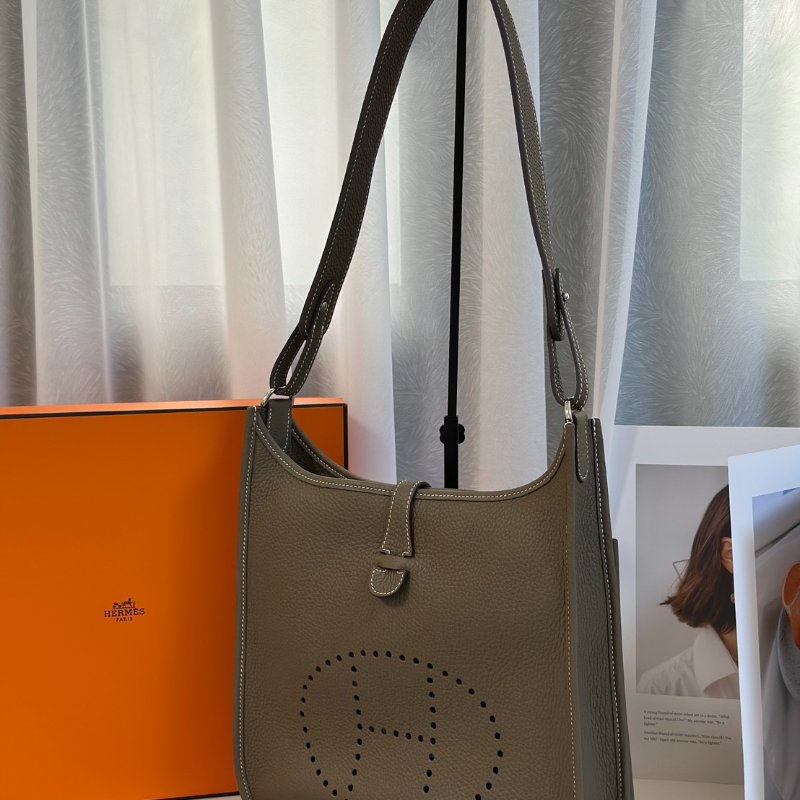 HERMES Evelyne 29 - 灰銀 K-3