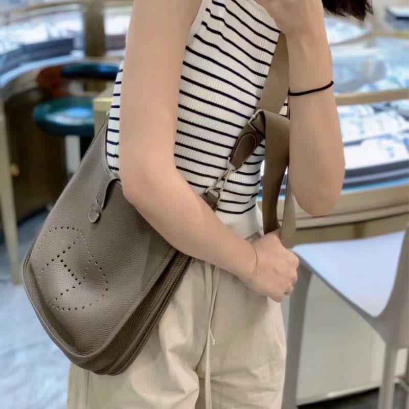 HERMES Evelyne 29 - 灰銀 K-9