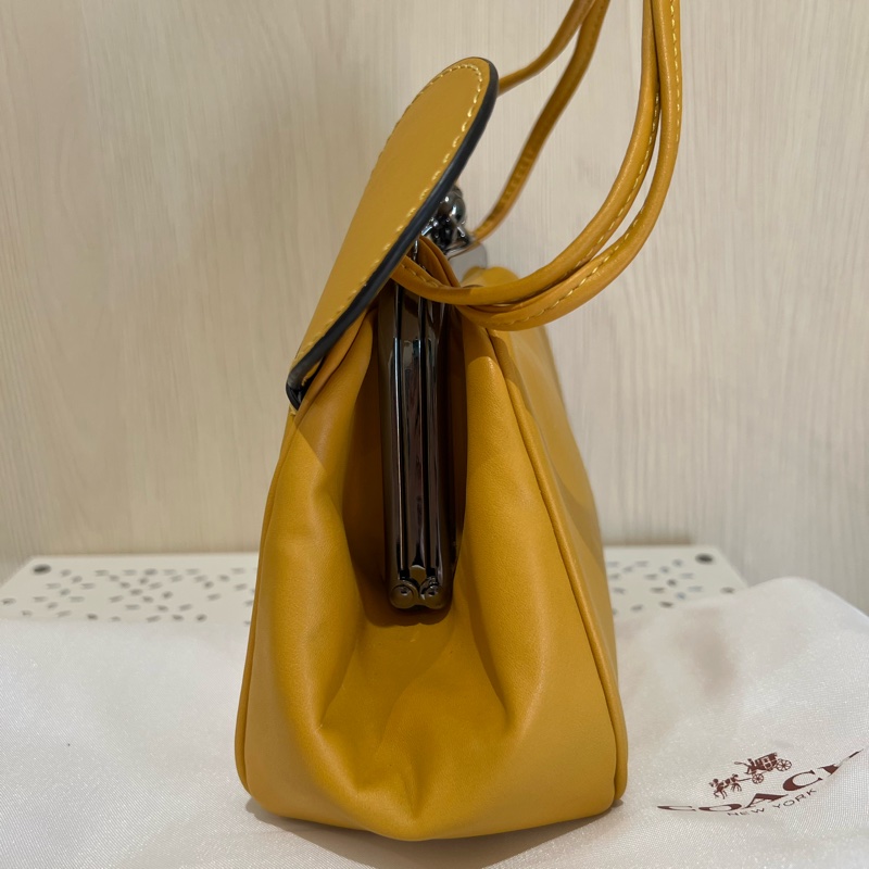 Coach*Disney 聯名芥末黃米奇包 孫芸芸同款 手提包 斜背包（全新收藏品）-3