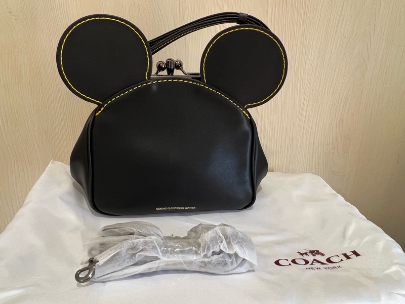 Coach*Disney 聯名黑色米奇包 孫芸芸同款 手提包 斜背包（全新收藏品）-0