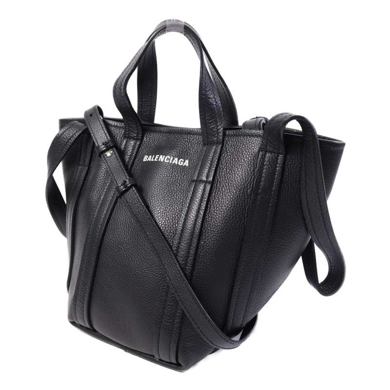 BALENCIAGA 牛皮皮革Everyday North South XS銀扣手挽肩背兩用袋-2