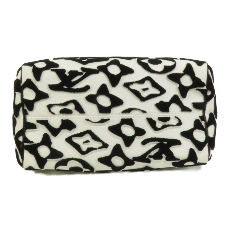 LOUIS VUITTON Tufted Monogram Speedy Bandouliere 25銀扣手挽肩背兩用袋-3