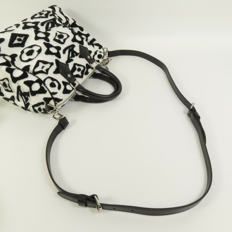 LOUIS VUITTON Tufted Monogram Speedy Bandouliere 25銀扣手挽肩背兩用袋-4