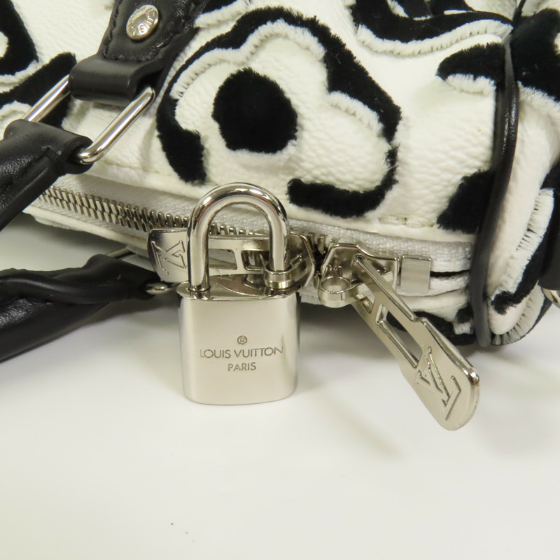 LOUIS VUITTON Tufted Monogram Speedy Bandouliere 25銀扣手挽肩背兩用袋-8