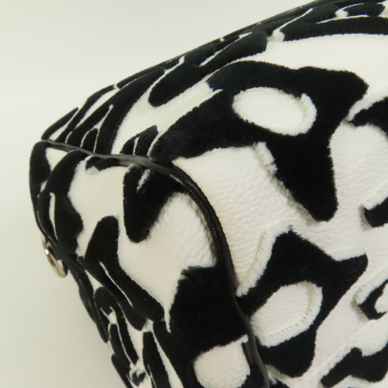 LOUIS VUITTON Tufted Monogram Speedy Bandouliere 25銀扣手挽肩背兩用袋-15