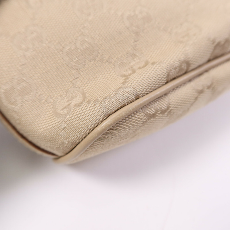 GUCCI 帆布Shoulder Bag銀扣肩背袋-10