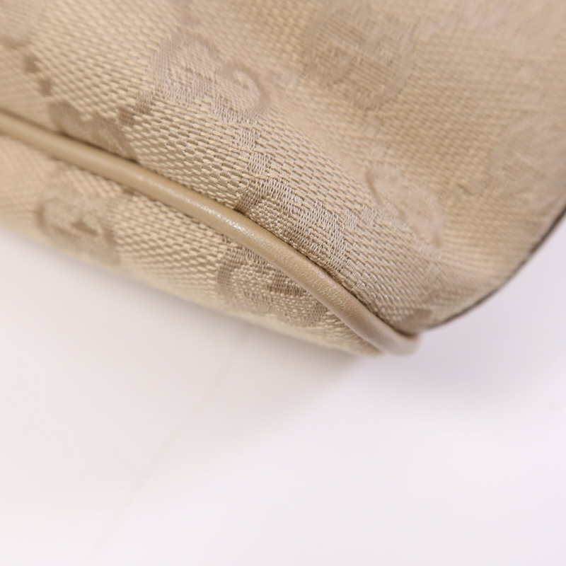 GUCCI 帆布Shoulder Bag銀扣肩背袋-11