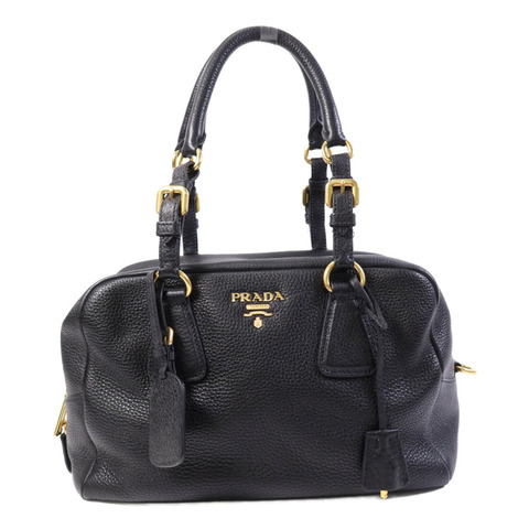 PRADA 牛皮皮革Shoulder Bag金扣肩背袋