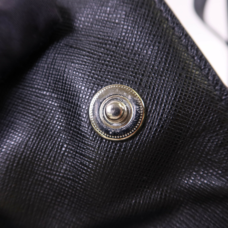 PRADA Saffiano皮革Tote Bag銀扣手挽袋-10