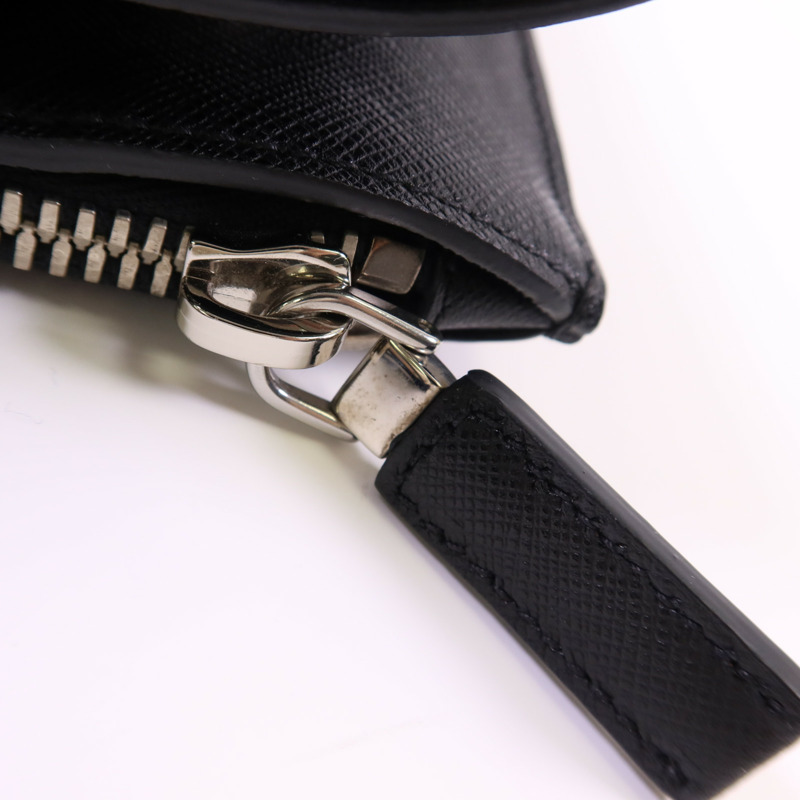 PRADA Saffiano皮革Tote Bag銀扣手挽袋-11