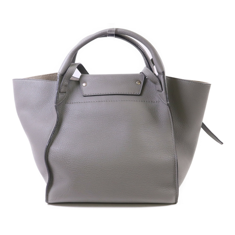 CELINE 牛皮皮革Small Big Bag銀扣手挽肩背兩用袋-1