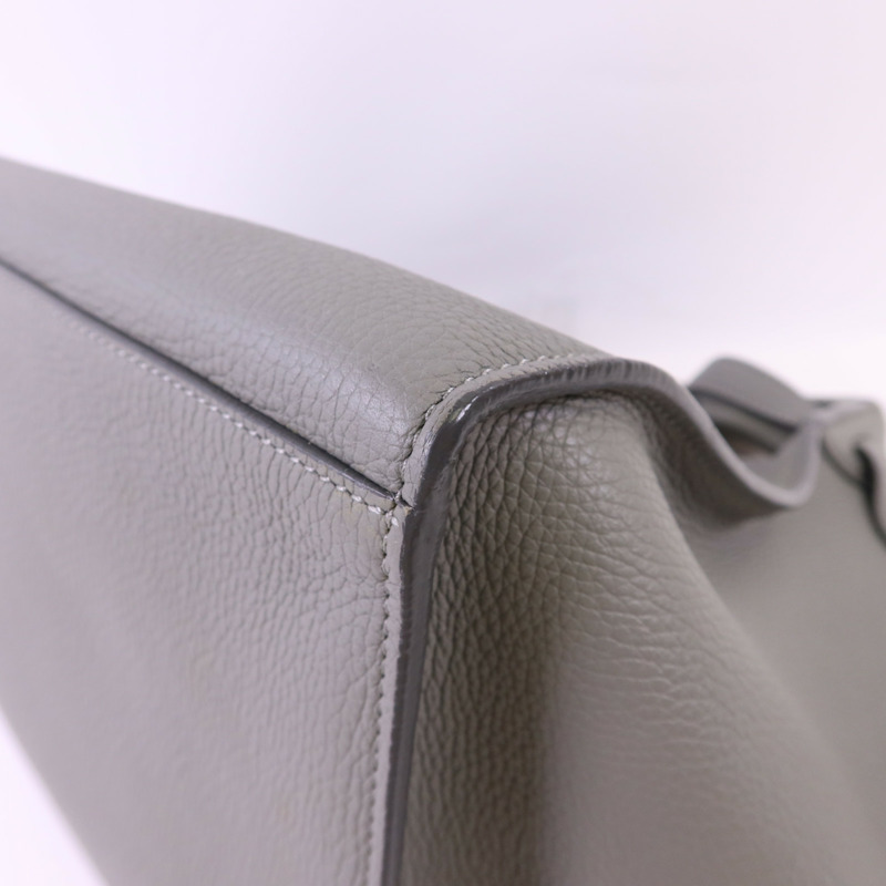 CELINE 牛皮皮革Small Big Bag銀扣手挽肩背兩用袋-11