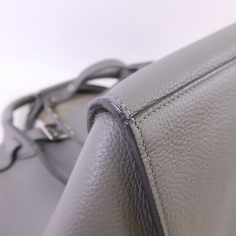 CELINE 牛皮皮革Small Big Bag銀扣手挽肩背兩用袋-12