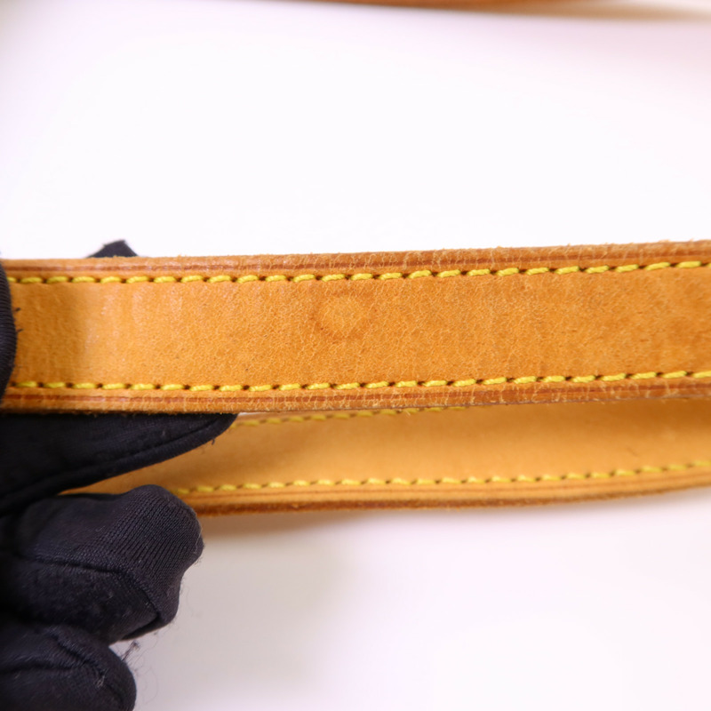 LOUIS VUITTON Monogram Cite GM金扣肩背袋棕色-18