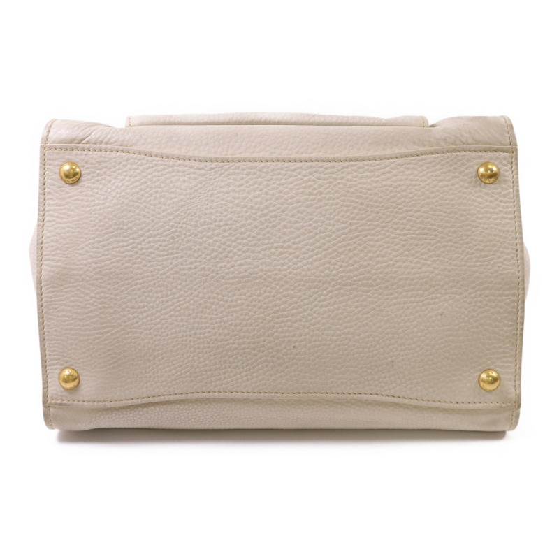 PRADA 牛皮皮革2 Way Shoulder Bag金扣手挽肩背兩用袋-3