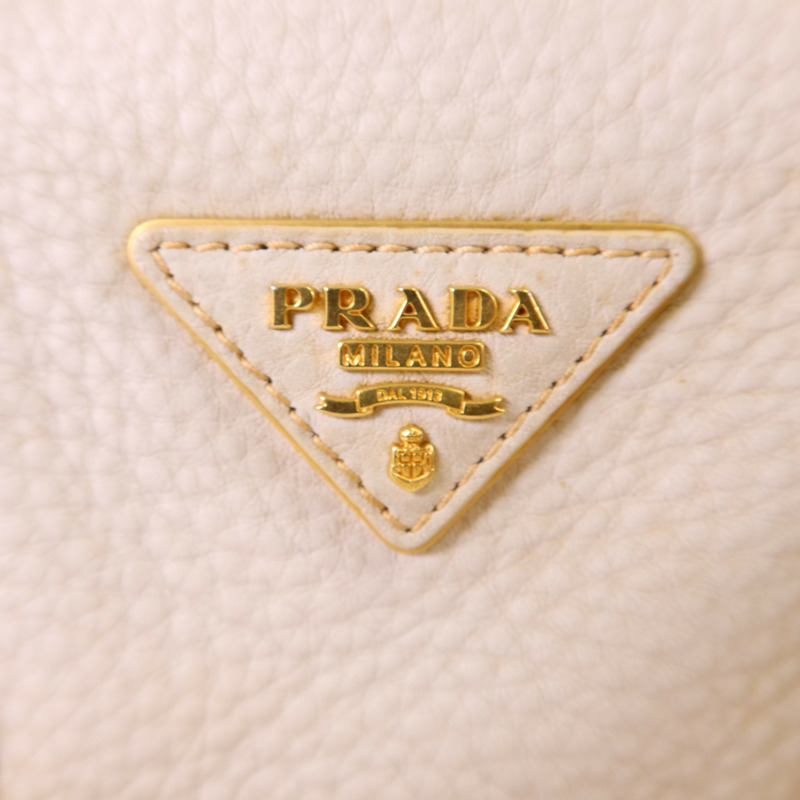 PRADA 牛皮皮革2 Way Shoulder Bag金扣手挽肩背兩用袋-9