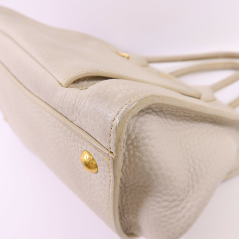 PRADA 牛皮皮革2 Way Shoulder Bag金扣手挽肩背兩用袋-14