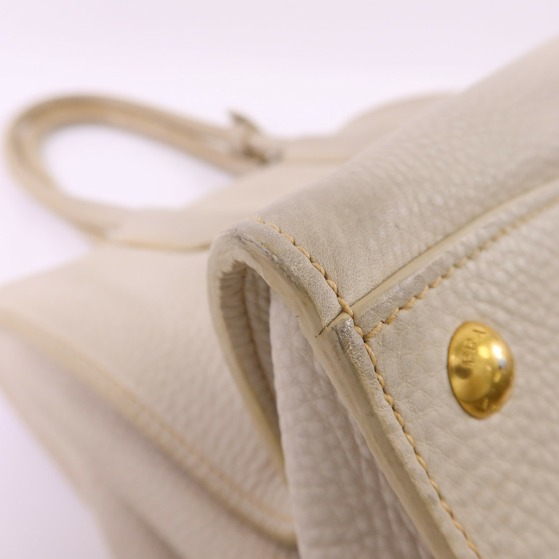 PRADA 牛皮皮革2 Way Shoulder Bag金扣手挽肩背兩用袋-17