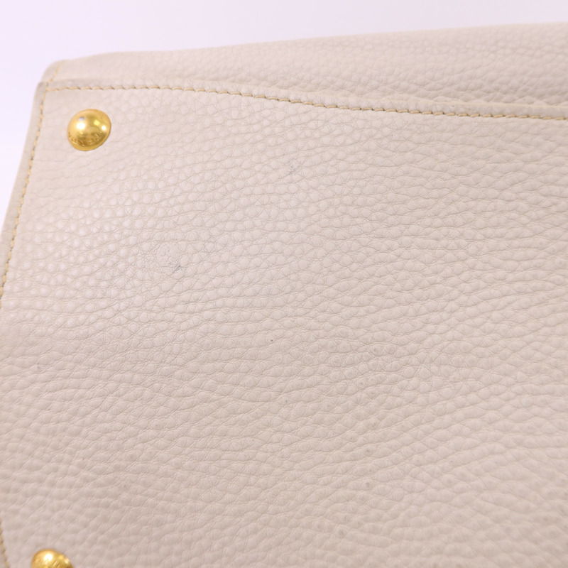 PRADA 牛皮皮革2 Way Shoulder Bag金扣手挽肩背兩用袋-18