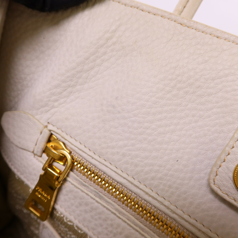 PRADA 牛皮皮革2 Way Shoulder Bag金扣手挽肩背兩用袋-22