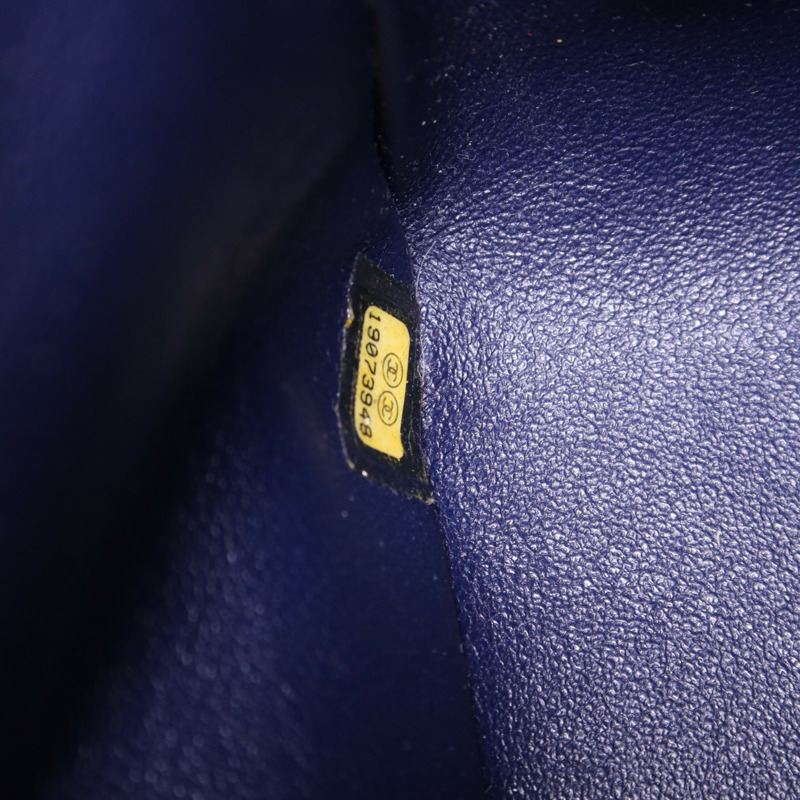 CHANEL 牛皮皮革Large Classic銀扣鏈帶肩背袋-8