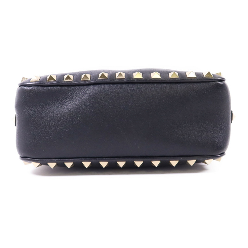 Valentino 牛皮皮革Rockstud Crossbody金扣肩背袋-3