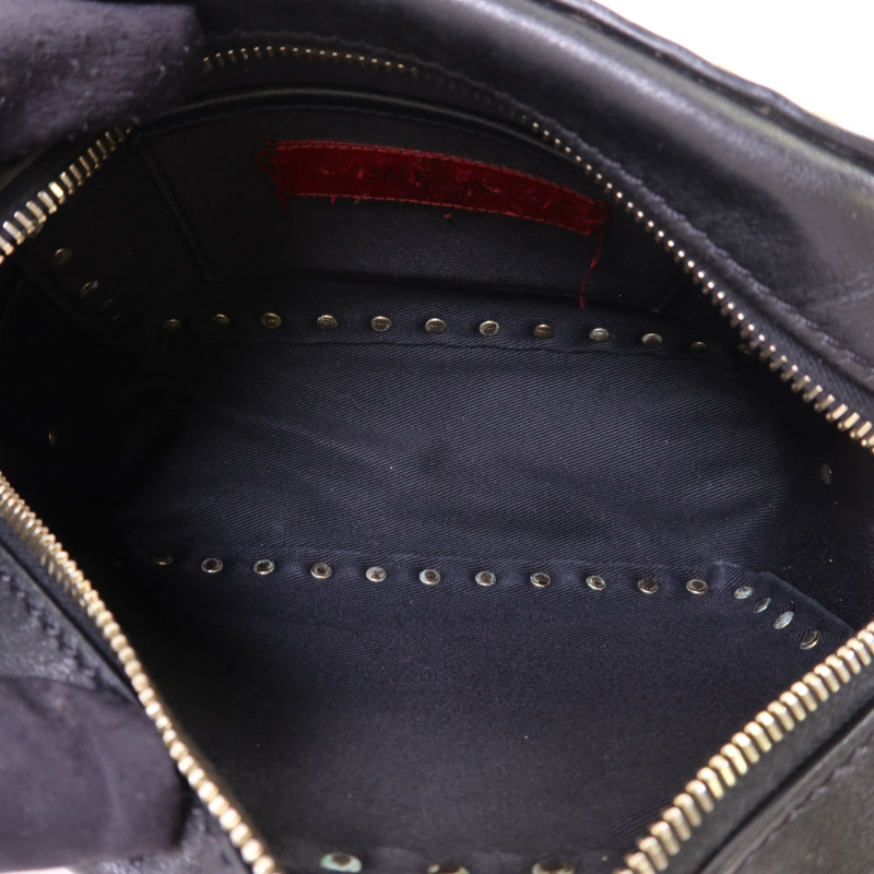 Valentino 牛皮皮革Rockstud Crossbody金扣肩背袋-5