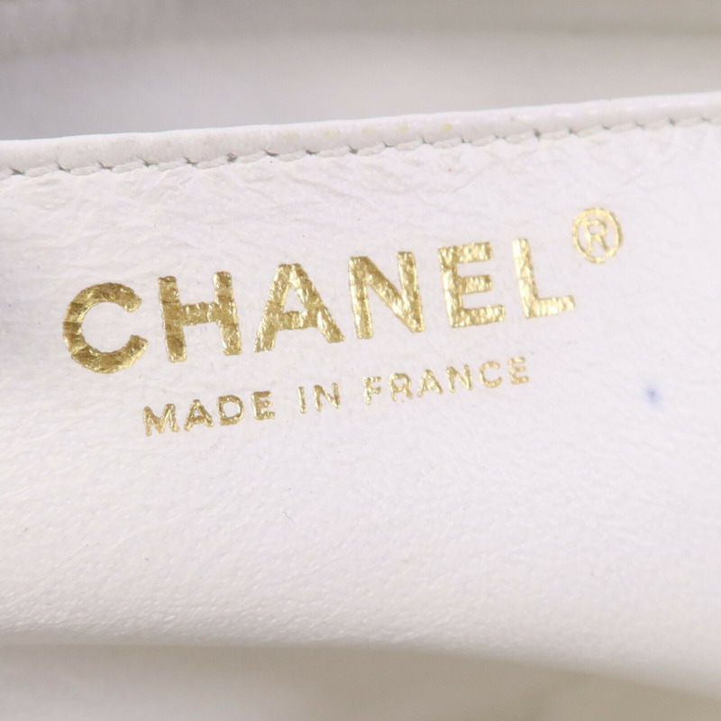 CHANEL 羊皮皮革Classique Valentine金扣鏈帶肩背袋-6