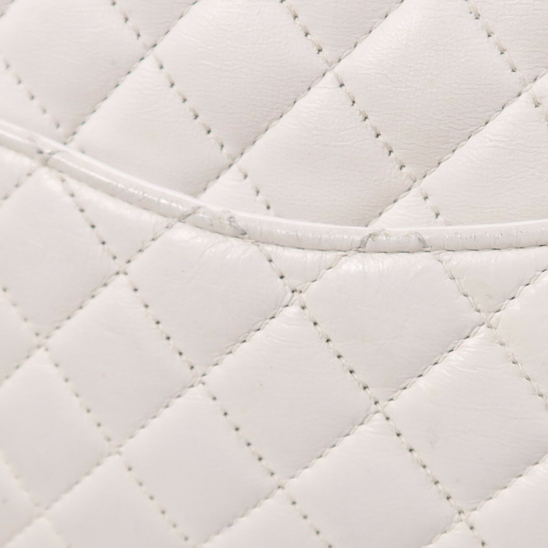 CHANEL 羊皮皮革Classique Valentine金扣鏈帶肩背袋-17