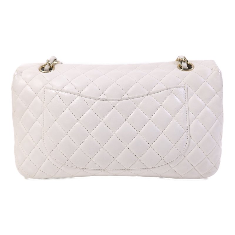 CHANEL 羊皮皮革Classique Valentine金扣鏈帶肩背袋-1