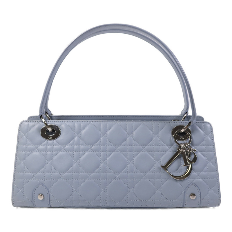 Dior 牛皮皮革Lady D-Joy銀扣肩背袋-0