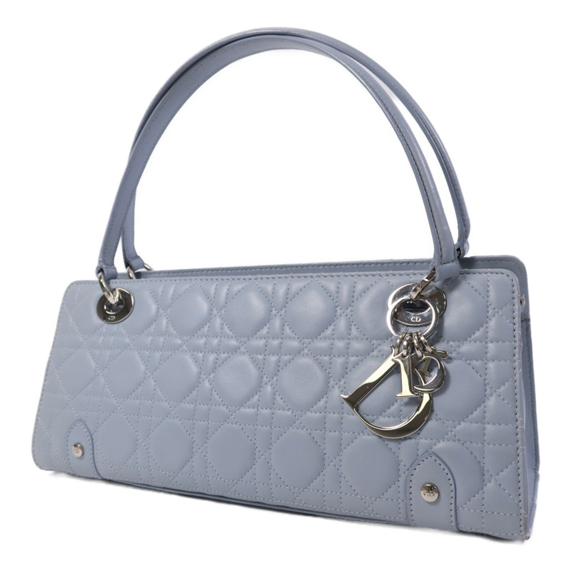 Dior 牛皮皮革Lady D-Joy銀扣肩背袋-2