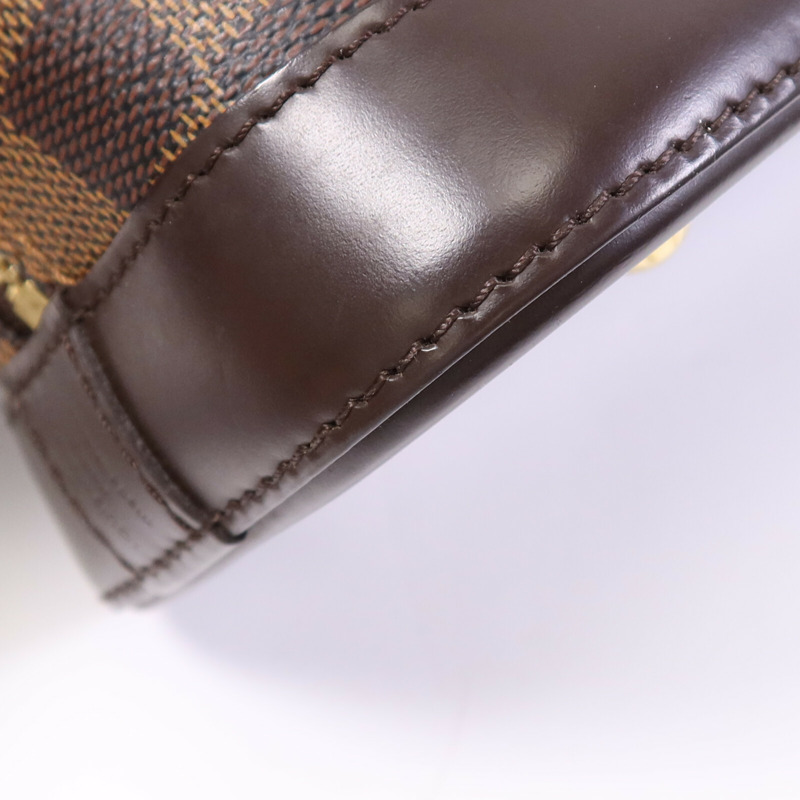 LOUIS VUITTON Damier Alma BB金扣手挽肩背兩用袋-7