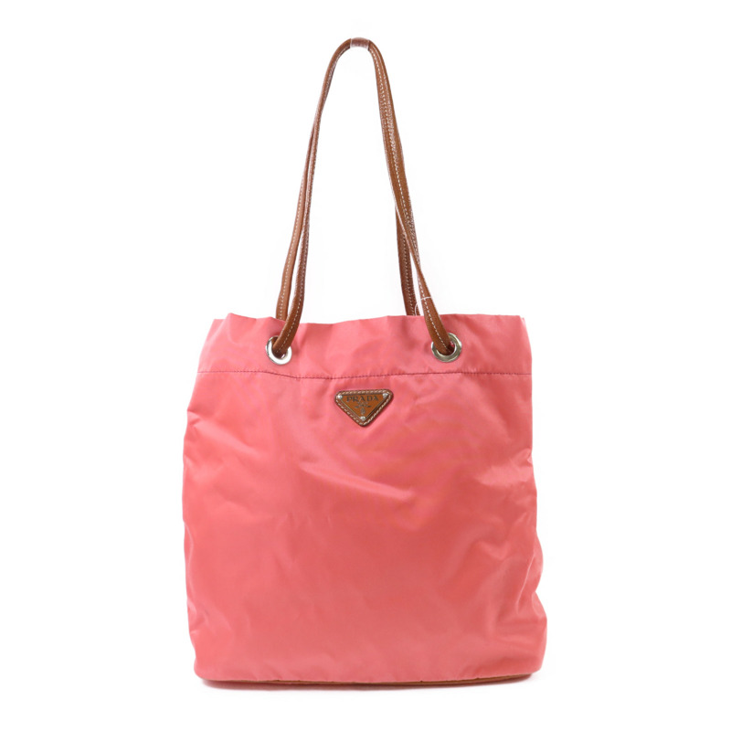 PRADA 尼龍Tessuto Shopping Tote Bag銀扣手挽袋-0