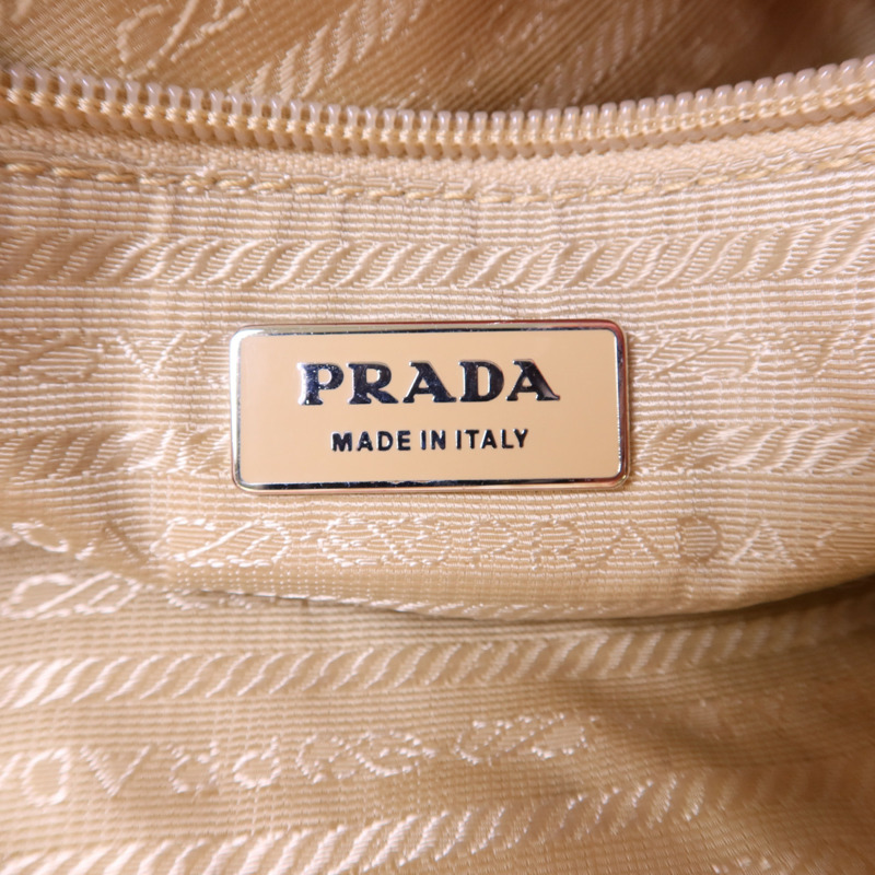 PRADA 尼龍Tessuto Shopping Tote Bag銀扣手挽袋-6