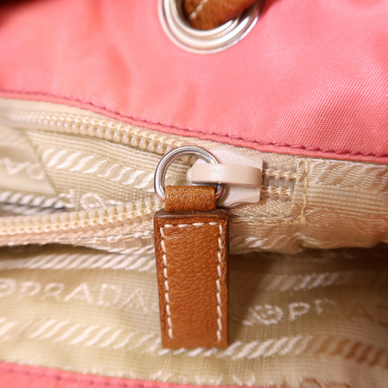 PRADA 尼龍Tessuto Shopping Tote Bag銀扣手挽袋-8