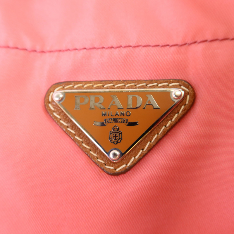PRADA 尼龍Tessuto Shopping Tote Bag銀扣手挽袋-10
