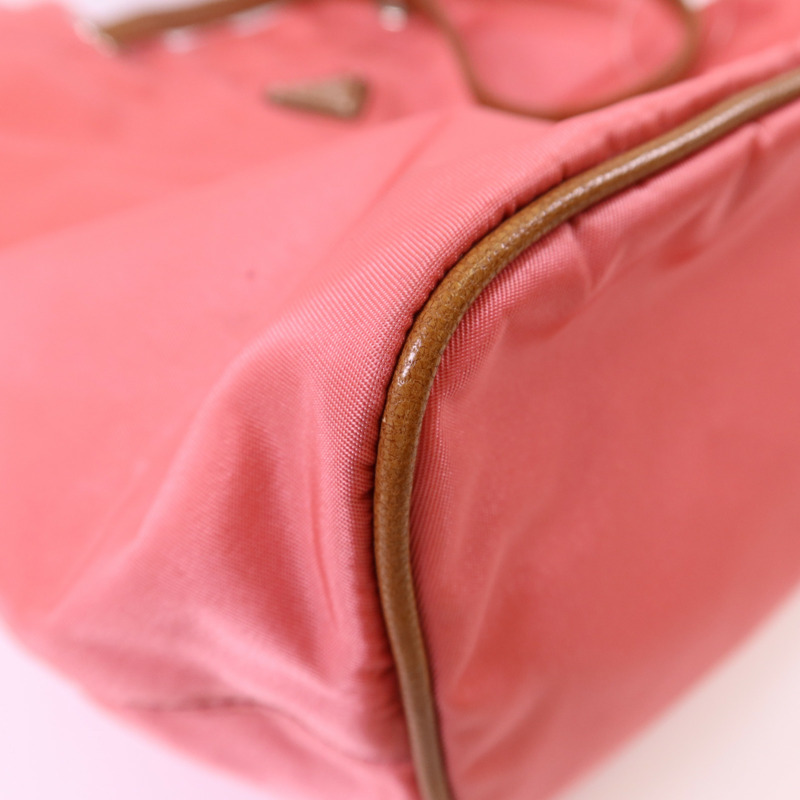 PRADA 尼龍Tessuto Shopping Tote Bag銀扣手挽袋-12