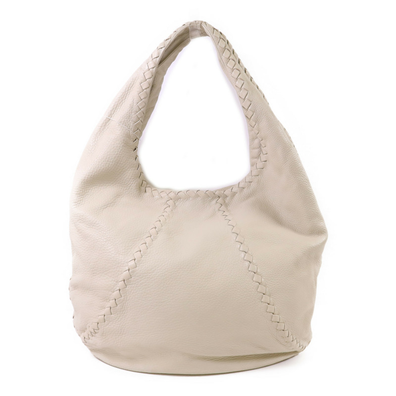 BOTTEGA VENETA 皮革Baseball Hobo Bag肩背袋-0
