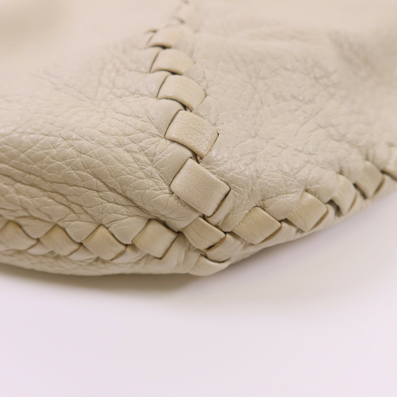 BOTTEGA VENETA 皮革Baseball Hobo Bag肩背袋-13