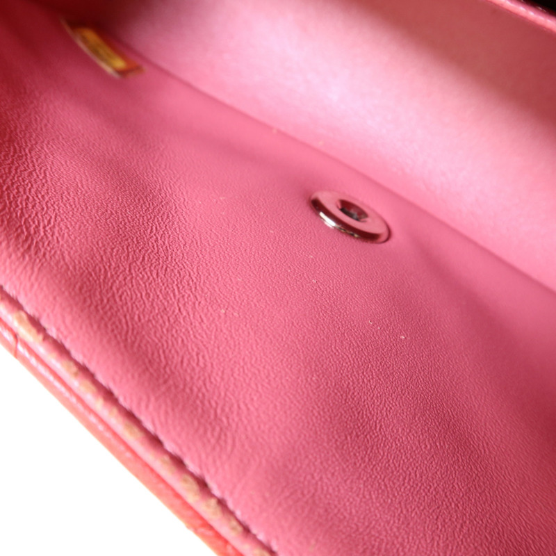 CHANEL 羊皮皮革Classic Flap 20銀扣鏈帶肩背袋-22