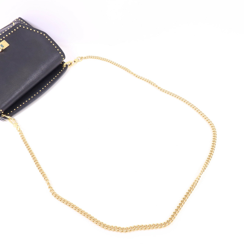 BALLY 牛皮皮革Suzy Medium金扣鏈帶肩背袋-4