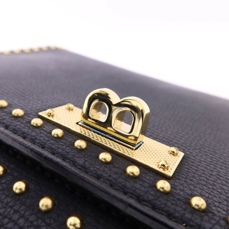 BALLY 牛皮皮革Suzy Medium金扣鏈帶肩背袋-6