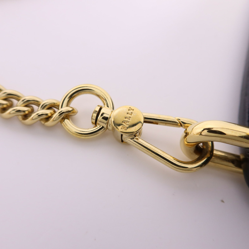 BALLY 牛皮皮革Suzy Medium金扣鏈帶肩背袋-8