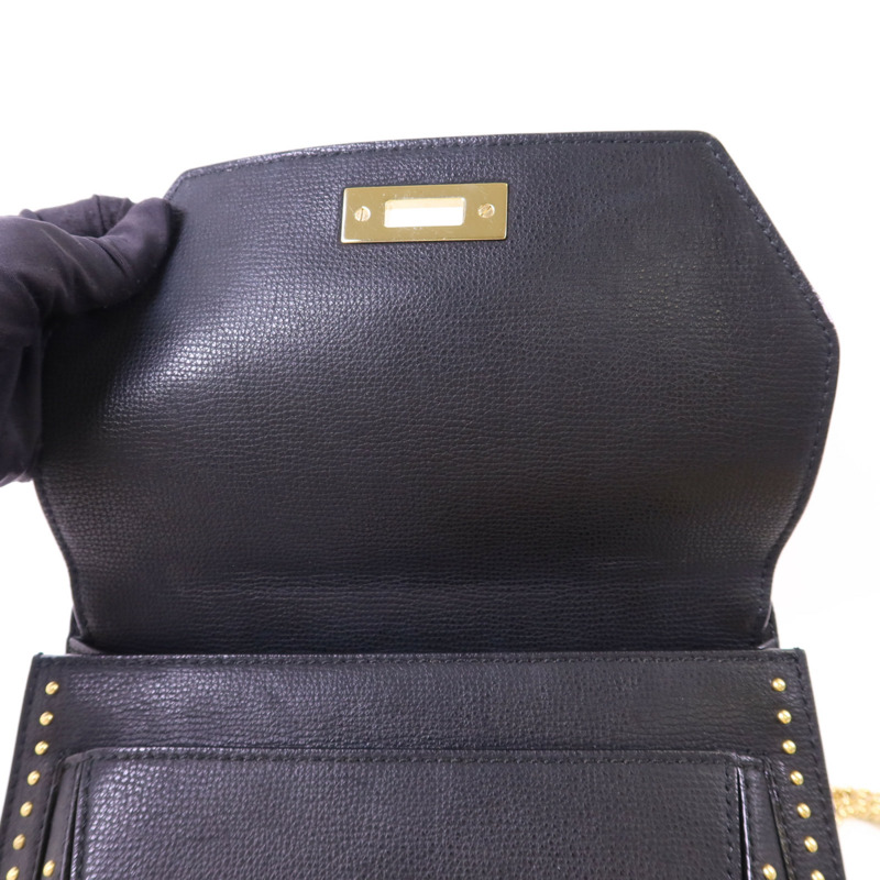 BALLY 牛皮皮革Suzy Medium金扣鏈帶肩背袋-13