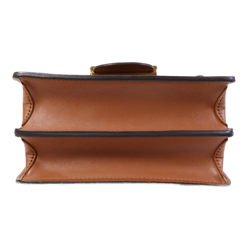 LOUIS VUITTON Monogram Reverse Mini Dauphine金扣肩背袋-3